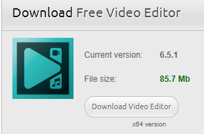 ฟรี โปรแกรมตัดต่อวิดีโอ VSDC Free Video Editor for PC Version 6.5.1