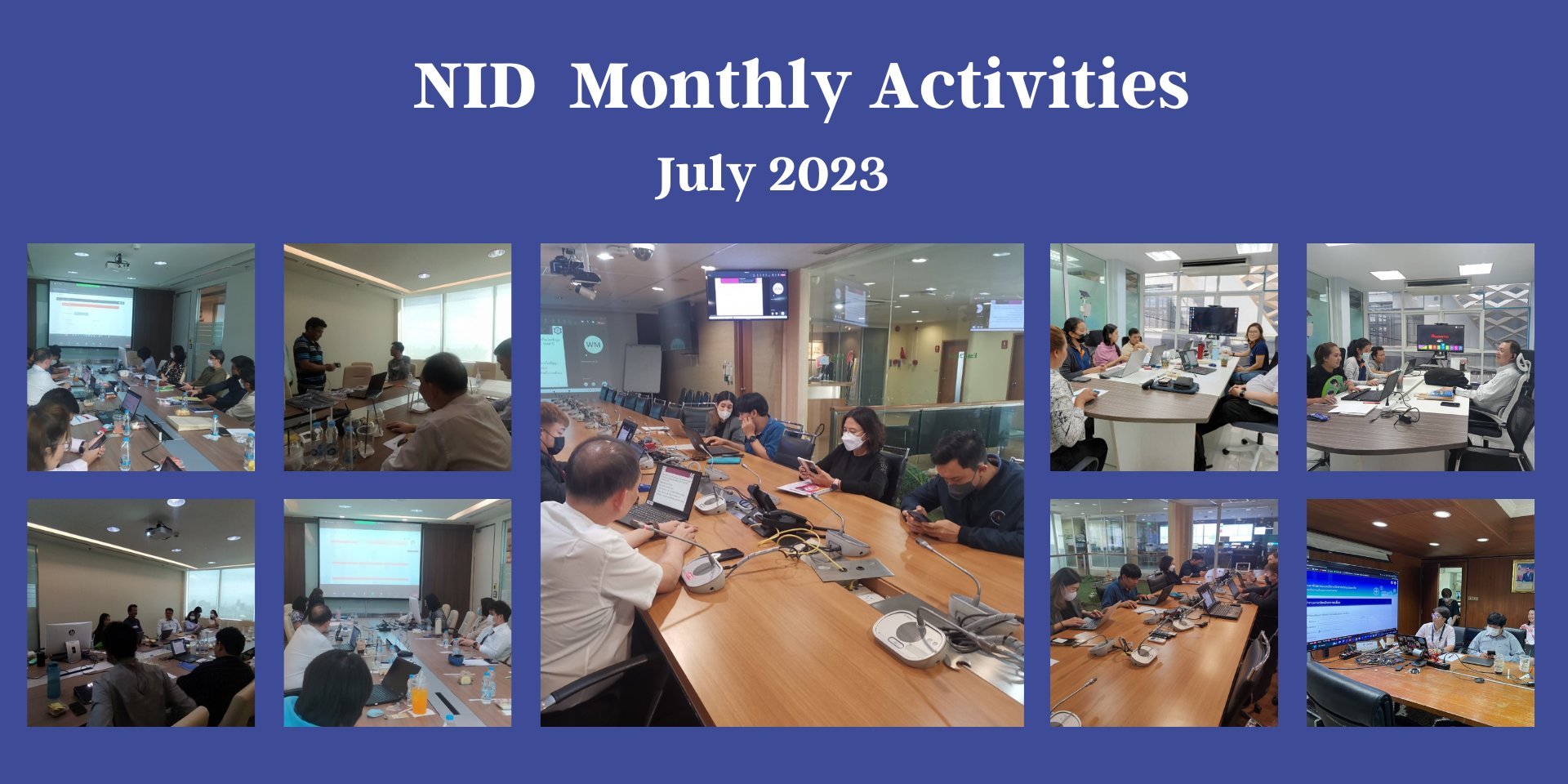 NID Monthly Activities  July 2023