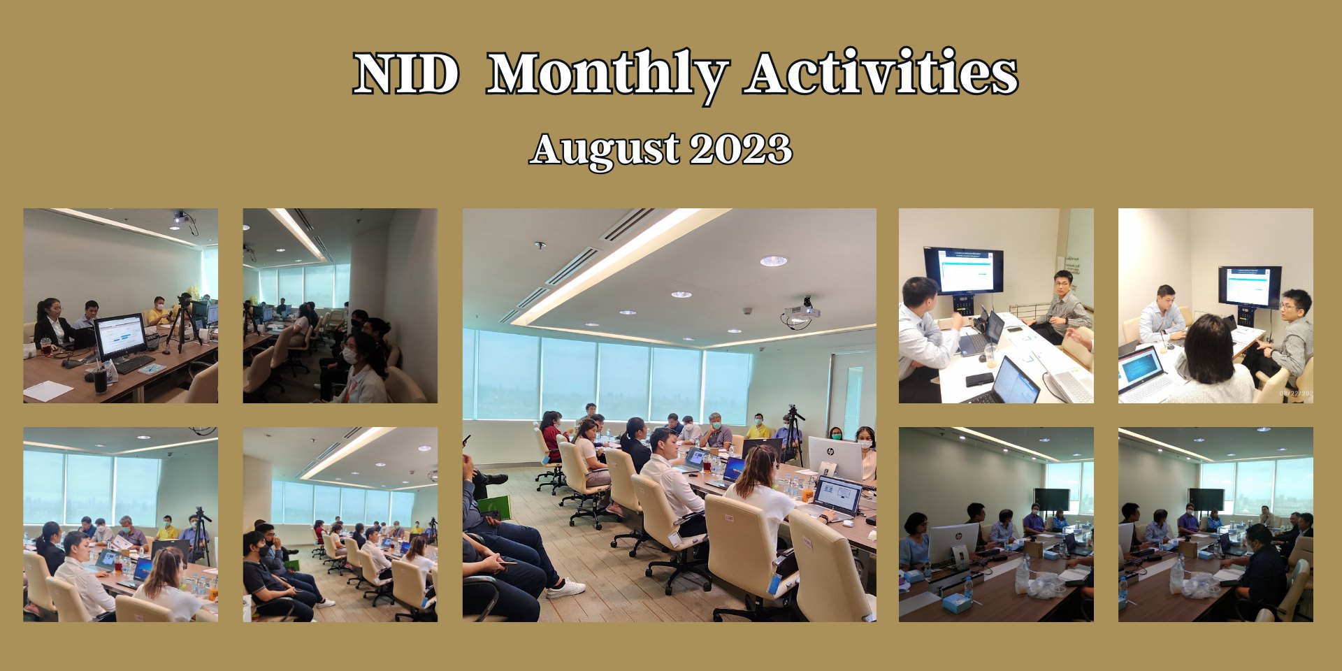 NID Monthly Activities  August 2023