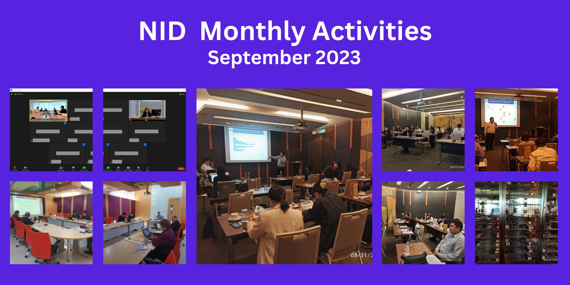 NID Monthly Activities  September 2023