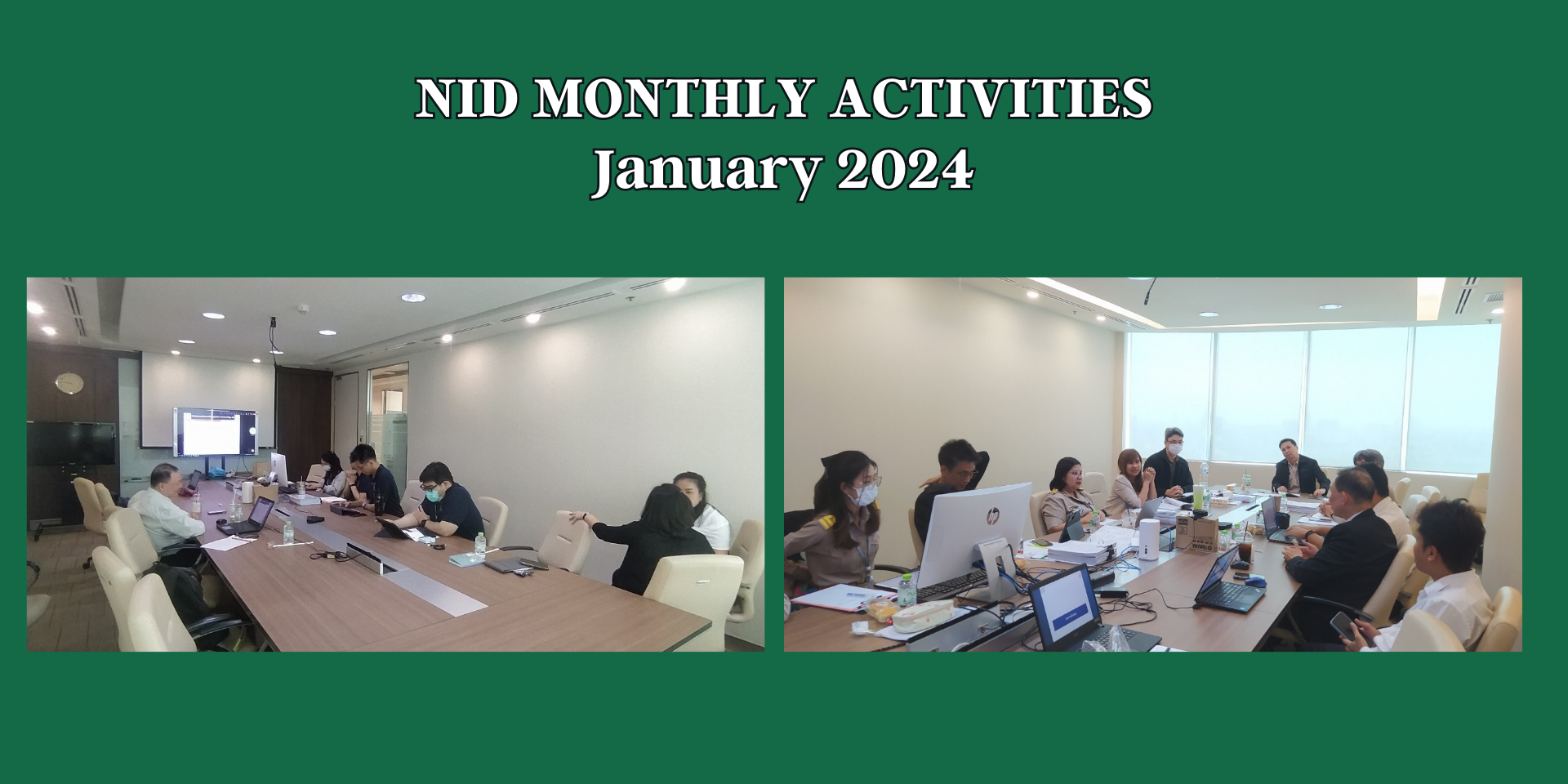 NID Monthly Activities  January 2024